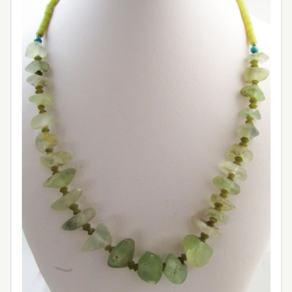 Ancient Roman glass and turquoise Necklace